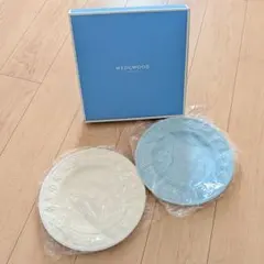 Wedgwood 皿 2枚セット 青色 クリーム色