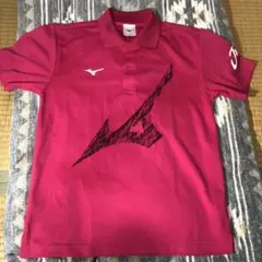 Mizuno 赤 ポロシャツ Sサイズ