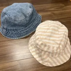 【2点セット】BabyGAP・H&M ベビー 帽子 46〜48cm 6-12m