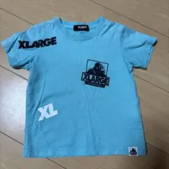 エクストララージキッズ　Tシャツ　水色　100cm