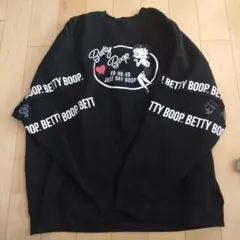 Betty Boop ブラック スウェット