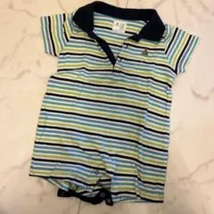babyGap ストライプロンパース 9-12ヶ月