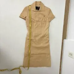 CLATHAS 半袖ワンピース ベージュ 38