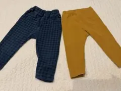 ベビー パンツ 2点セット チェック柄 UNIQLO アカチャンホンポ