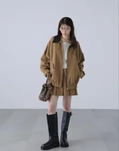 FREE'S MART バイカラーブルゾン