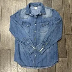BROWNY ダンガリーシャツ Mサイズのサムネイル