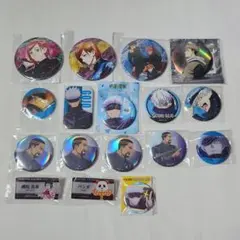 17点セット 呪術廻戦缶バッジ 五条悟、虎杖悠仁、釘崎野薔薇
