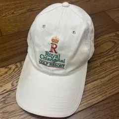 ​【ロイヤルチェンマイ】極希少 ゴルフリゾート公式キャップ ホワイト