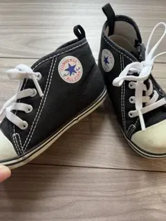 CONVERSE ブラック ハイカットシューズ