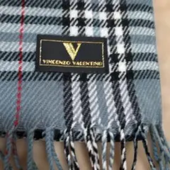 VINCENZO VALENTINI チェック柄マフラー