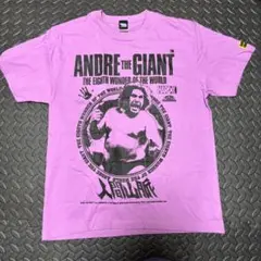 スペシャル 90s アンドレザジャイアント シャツ L 青 プロレス ビンテージ スペシャル 90s アンドレザジャイアント シャツ L 青 プロレス