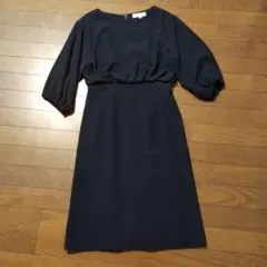 ネイビー ワンピース 38　お受験　学校行事