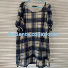 Paciente collezione チェックチュニックサイズL