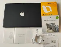 MacBook Early2008 黒,Leopard ,Office2008付 MacBook Early2008 黒,Leopard ,Office2008付 - メルカリ