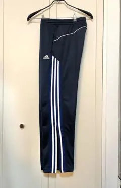 adidasトラックパンツ M ネイビー アディダス ジャージ ファスナー付き