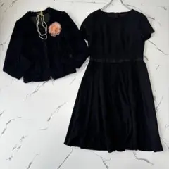 Mサイズ✨綺麗系ママスーツBallsey × AMACA ワンピース　卒入園式