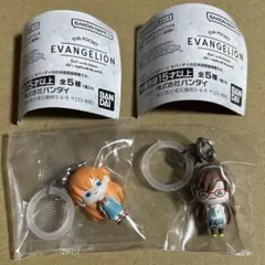 エヴァンゲリオン EVA POCKET めじるしアクセサリー ・アスカ　・マリ