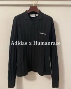 Adidas X Humanrace Knit polo Shirt BLACKのサムネイル