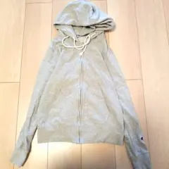 Champion グレー ジップアップパーカーM2327番