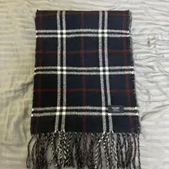 チェック柄マフラー