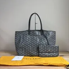 美品　GOYARD ゴヤール　サンルイPM トートバッグ　ハンドバッグ　グレー