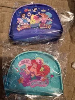 ディズニープリンセス ポーチ 2個セット