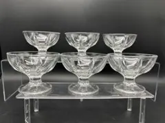 ガラス　ARCフランス製　デザートグラス　6個 かき氷　アイスクリーム　未使用品