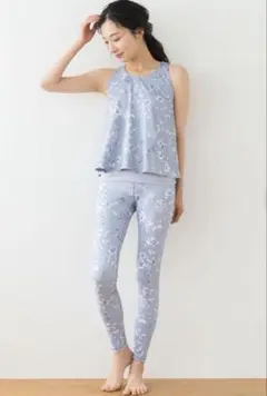 SUKALA ボタニカルガーデンフレアタンク　スモークブルー　Sサイズ