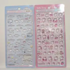 【正規品】ボンボンドロップシール ミニ キティ シナモロール 2枚セット