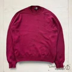 英国製LANDS’ END コットンニット L ピンク#813のサムネイル