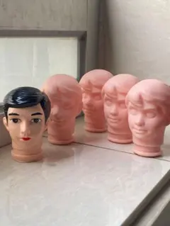 ソフビ マスク 頭部 ５つ セット面取れ 2026年最新】面取れソフビの人気アイテム - メルカリ