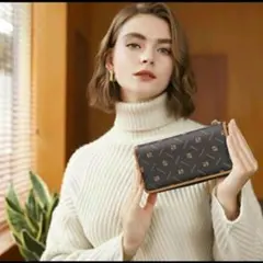 ✨レディース 長財布 カードケース 小銭入れ PUレザー 磁気 スキミング防止✨