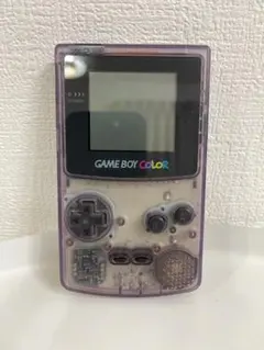ゲームボーイカラー 本体 クリアパープル 電源入らず ジャンク