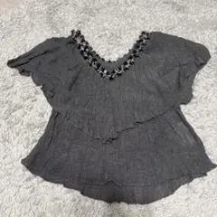 グレースコンチネンタル　フリルブラウス