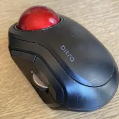 bitra トラックボール 本体 黒 赤