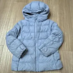 ユニクロ　キッズ　ダウンジャケット　110 水色
