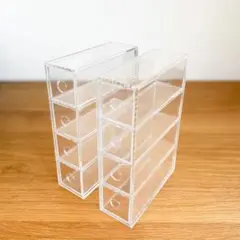 無印良品 アクリルメガネ・小物ケース アクリルケース 2個セット MUJI