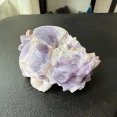 特売❣️天然石ドリームアメジストのロングイ　置物　彫物NO.032305