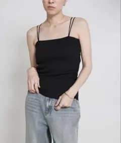【カップ付き】セレクトモカ キャミ 黒のサムネイル