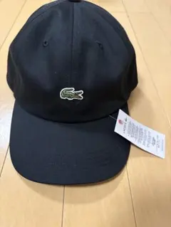 LACOSTE ベースボールキャップ ブラック 新品