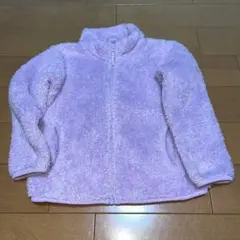 【UNIQLO】薄紫 フリースジャケット 120