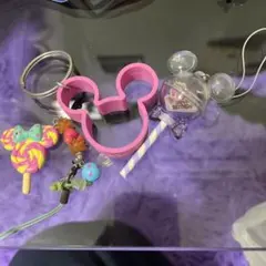 東京ディズニーリゾート キーチェーン ストラップ 5点セット - メルカリ