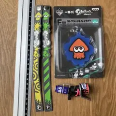 スプラトゥーン　ラバーバンド　キーホルダー　フィギュア
