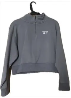 Reebok グレー ハーフジップ