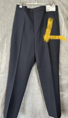 UNIQLO ユニクロ スマートアンクルパンツ Lサイズ ネイビー紺 新品
