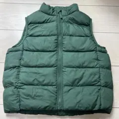 UNIQLO グリーンダウンベスト 110