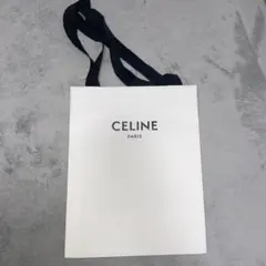 CELINE ショッパー ホワイト ネイビー