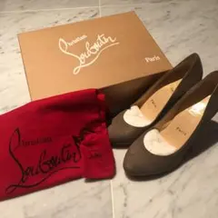 クリスチャンルブタン ❤︎スエードパンプス　新品