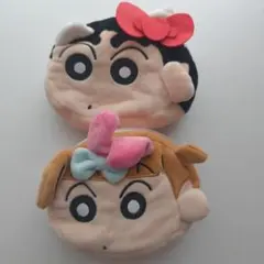 クレヨンしんちゃんハローキティ ネネちゃん　マイメロリバーシブルポーチ2個セット