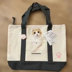 【新品未使用】もちまる日記はなまるトートバッグ　猫　しまむらのサムネイル